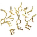 Letter Charms (5/pk) - Gold: Discounted Items
